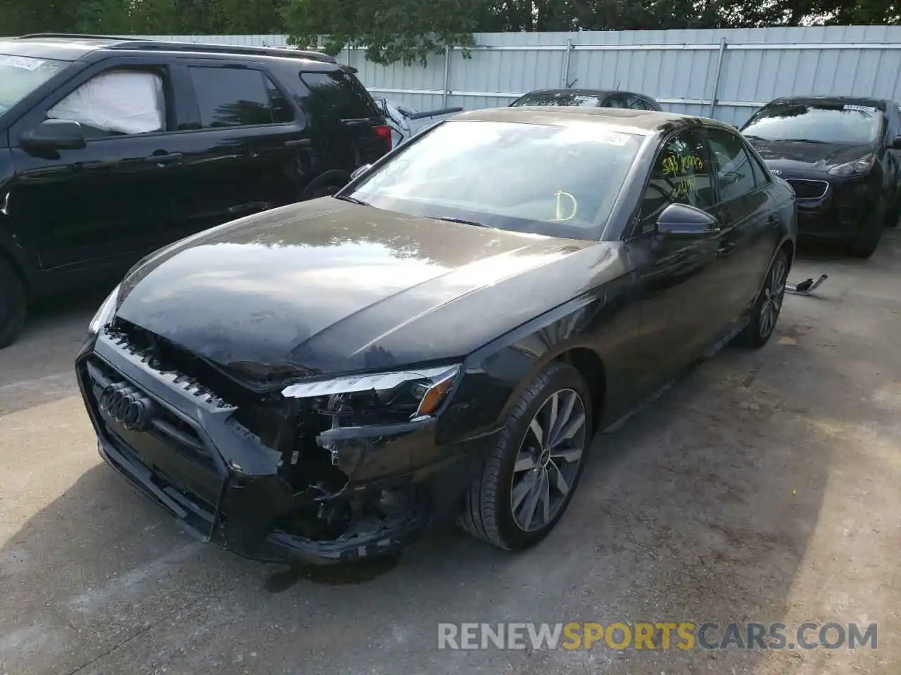 2 Photograph of a damaged car WAUBBAF45NN010999 AUDI A4 2022