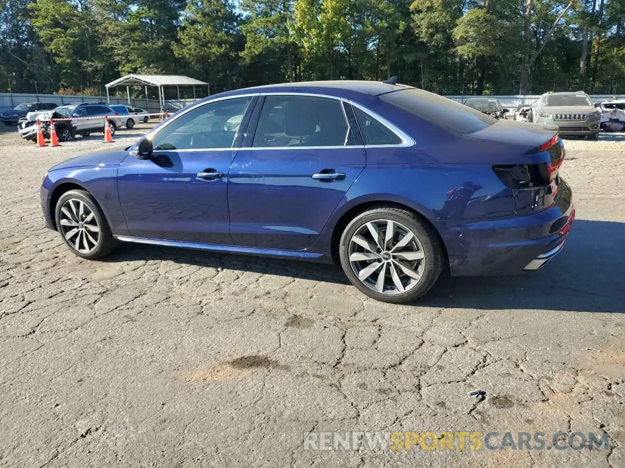 2 Photograph of a damaged car WAUCBAF45NN001918 AUDI A4 2022