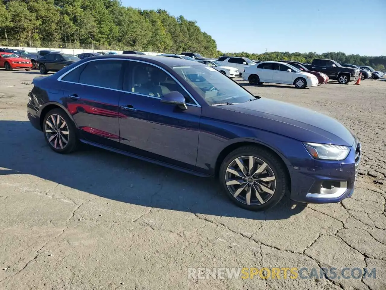 4 Photograph of a damaged car WAUCBAF45NN001918 AUDI A4 2022