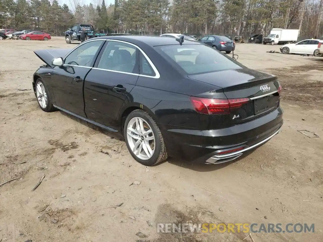 3 Photograph of a damaged car WAUDAAF44NN004848 AUDI A4 2022