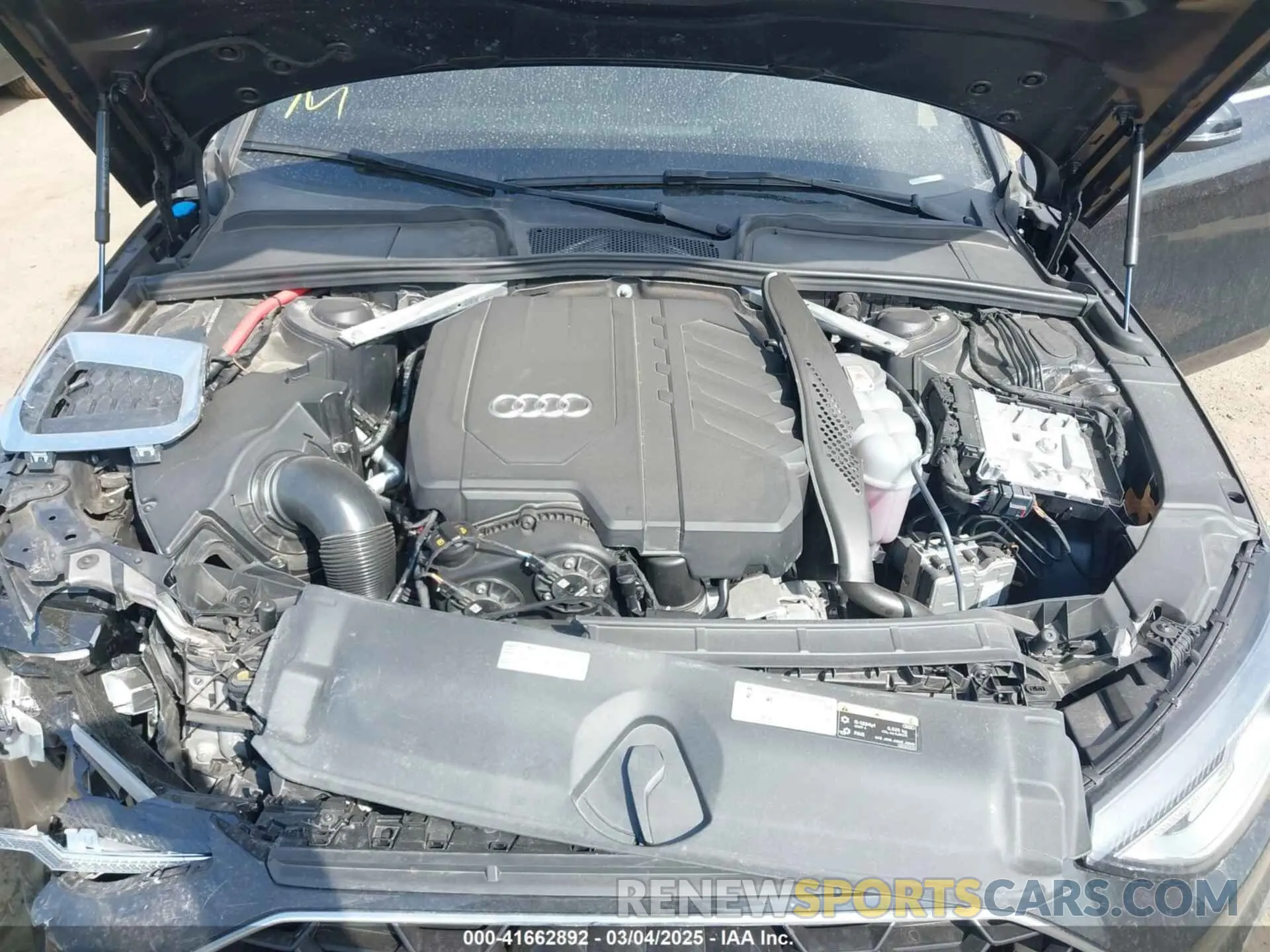 10 Photograph of a damaged car WAUDAAF47NN010899 AUDI A4 2022