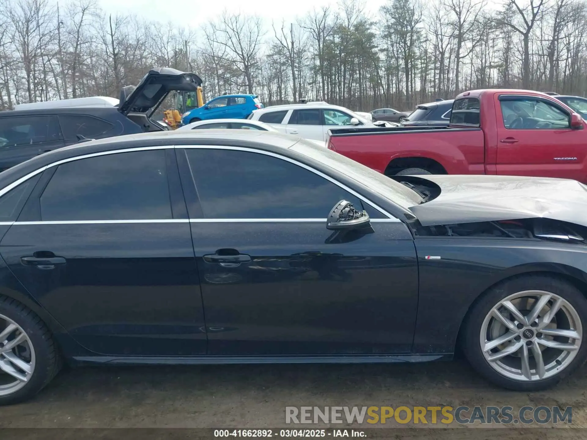 13 Photograph of a damaged car WAUDAAF47NN010899 AUDI A4 2022