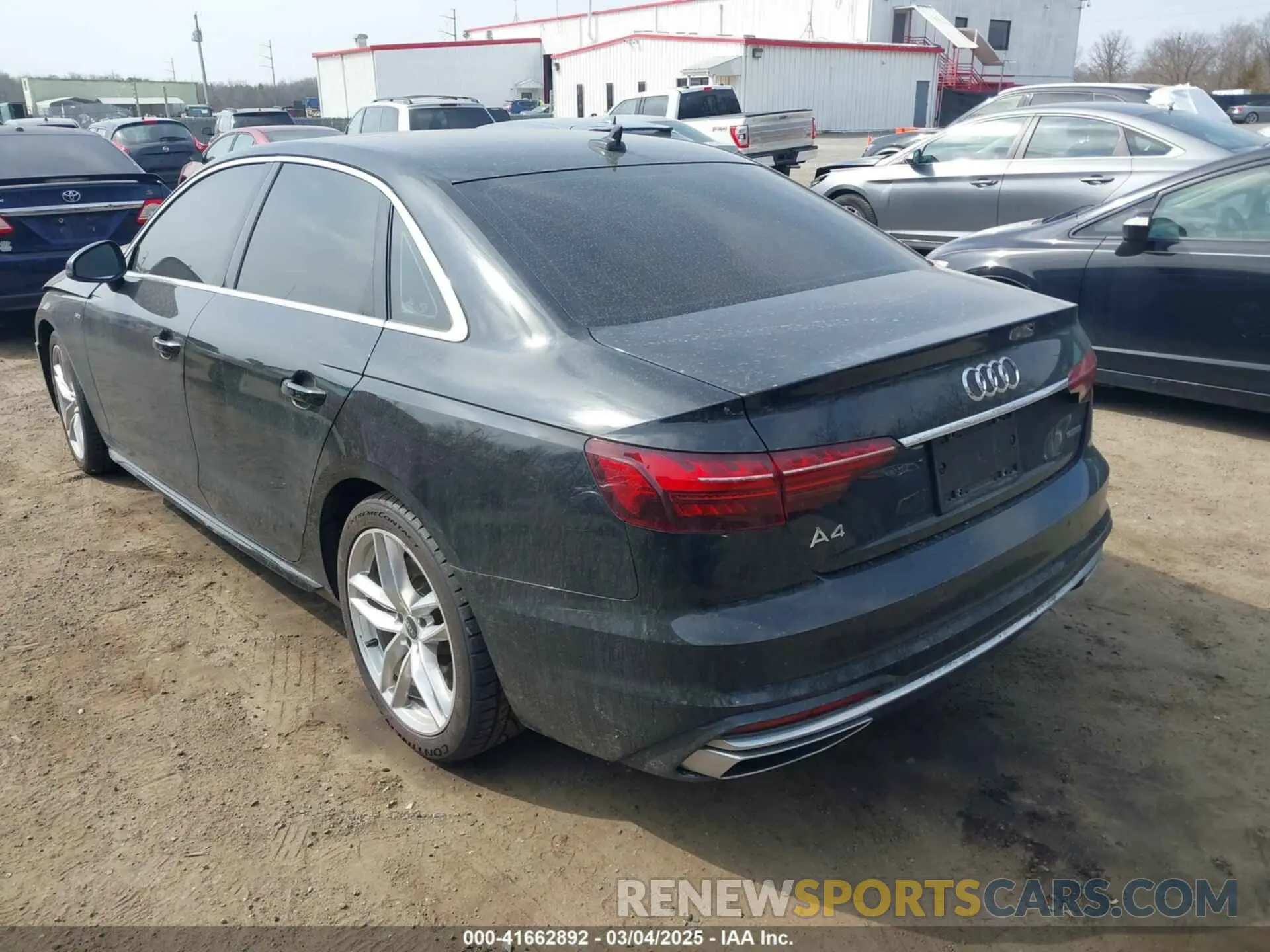 3 Photograph of a damaged car WAUDAAF47NN010899 AUDI A4 2022