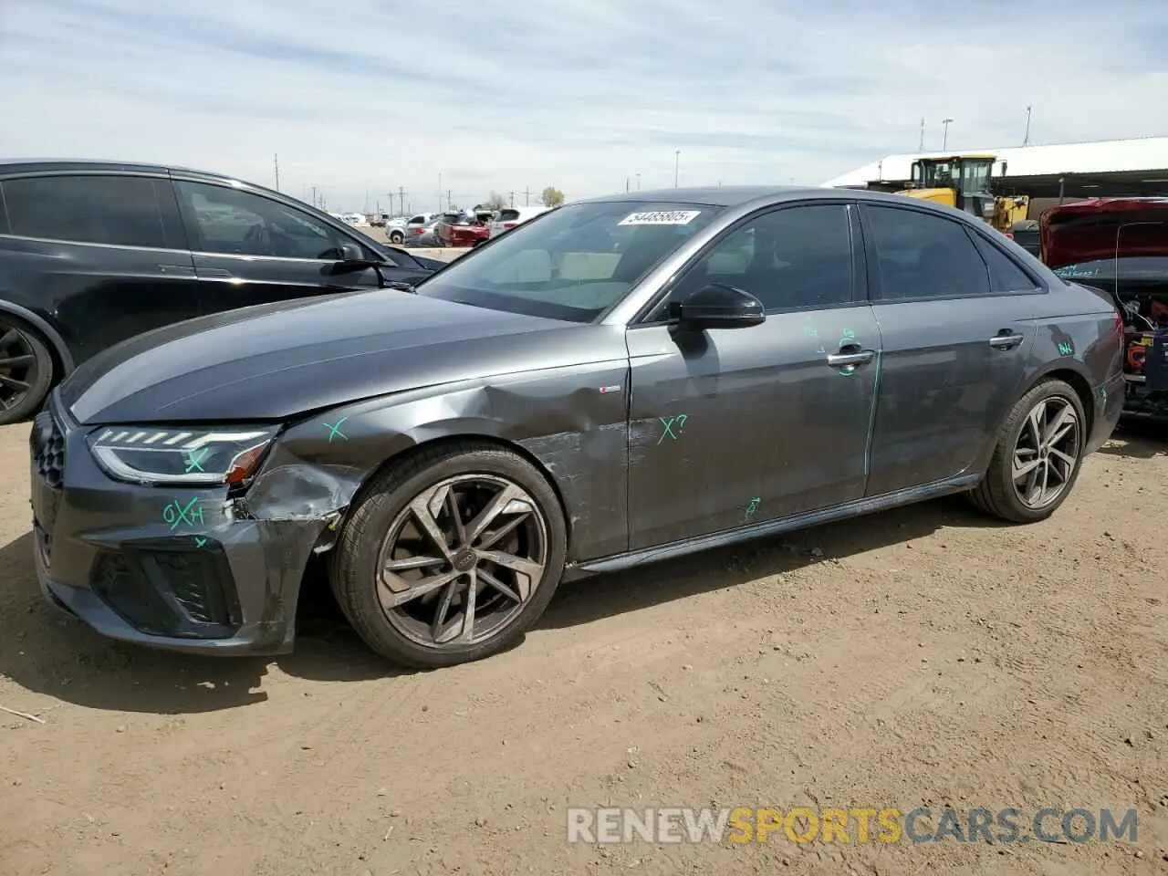 1 Photograph of a damaged car WAUEAAF40NN007136 AUDI A4 2022
