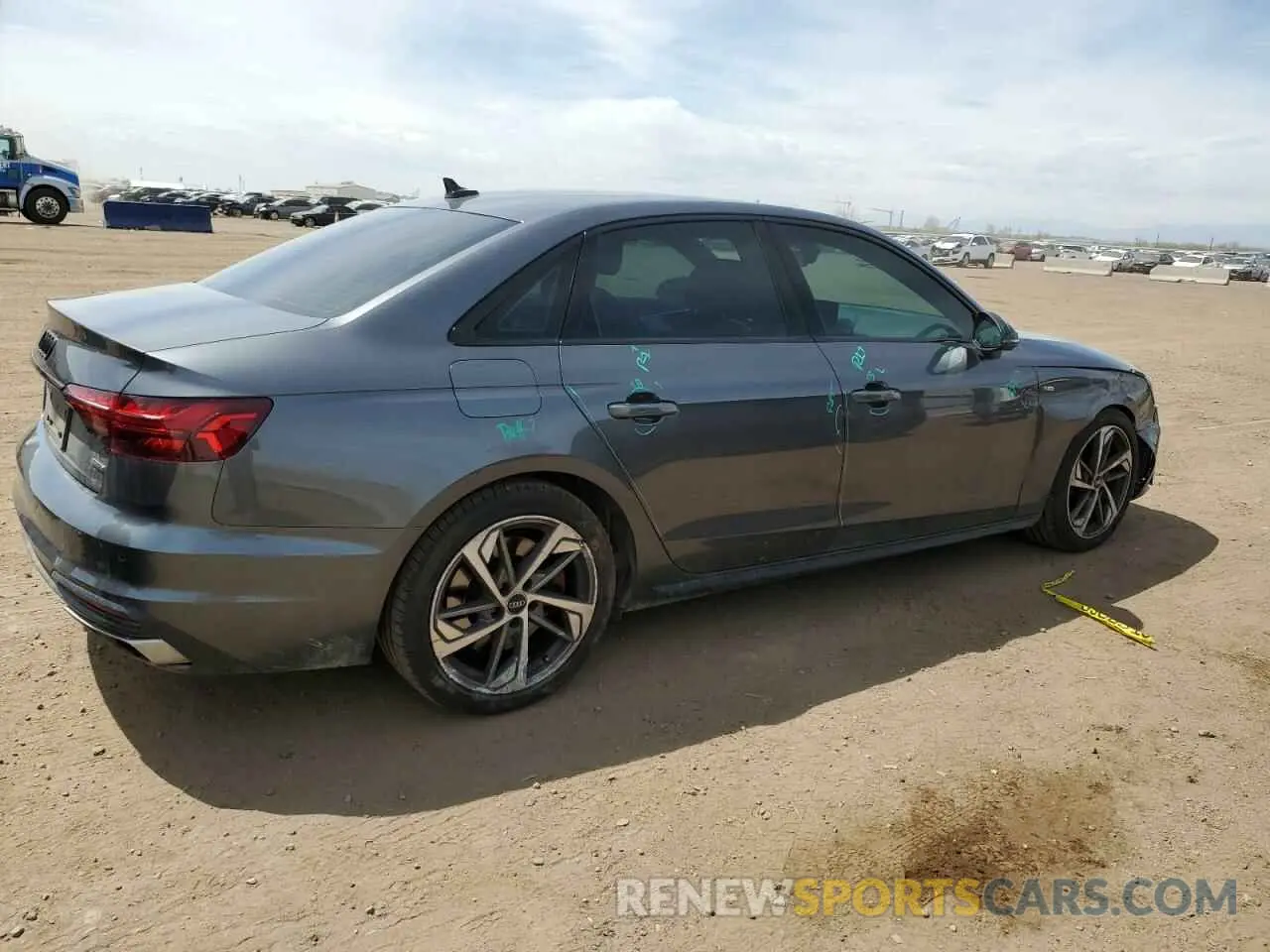 3 Photograph of a damaged car WAUEAAF40NN007136 AUDI A4 2022