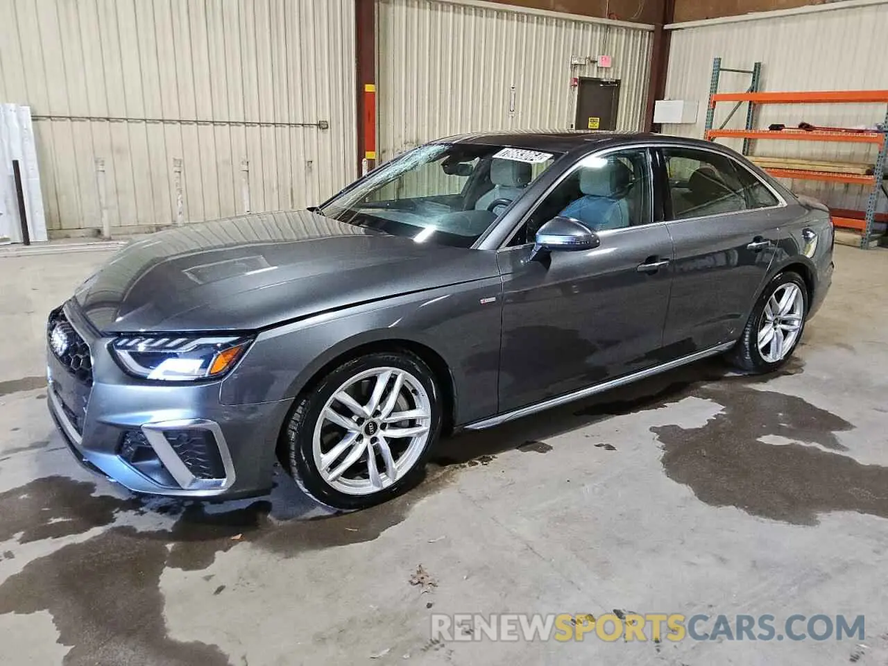 1 Photograph of a damaged car WAUEAAF40NN015284 AUDI A4 2022