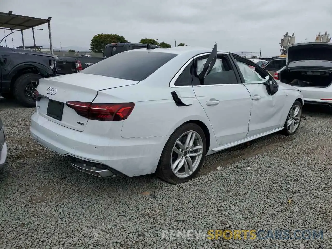 3 Photograph of a damaged car WAUEAAF41NN014810 AUDI A4 2022