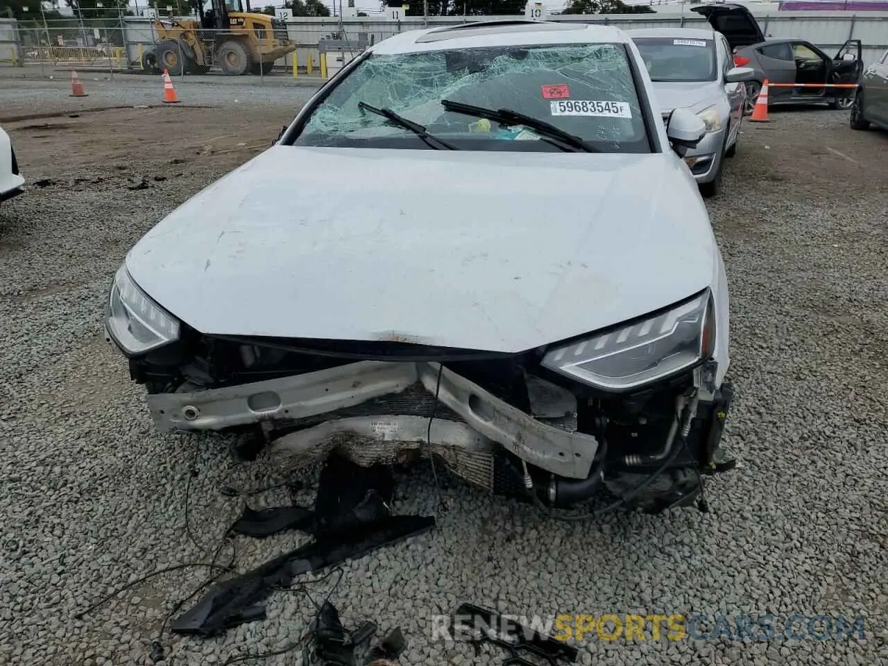 5 Photograph of a damaged car WAUEAAF41NN014810 AUDI A4 2022