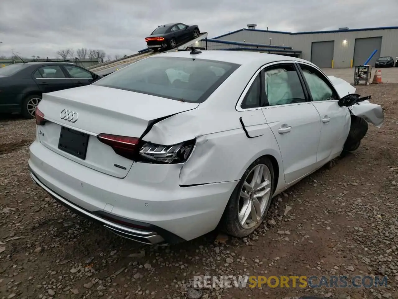 3 Photograph of a damaged car WAUEAAF42NN011432 AUDI A4 2022