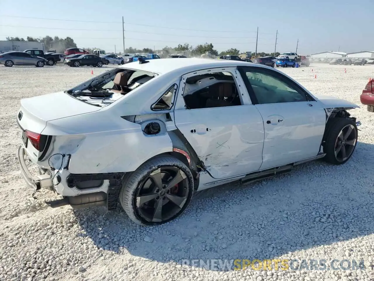 3 Photograph of a damaged car WAUEAAF42NN013374 AUDI A4 2022
