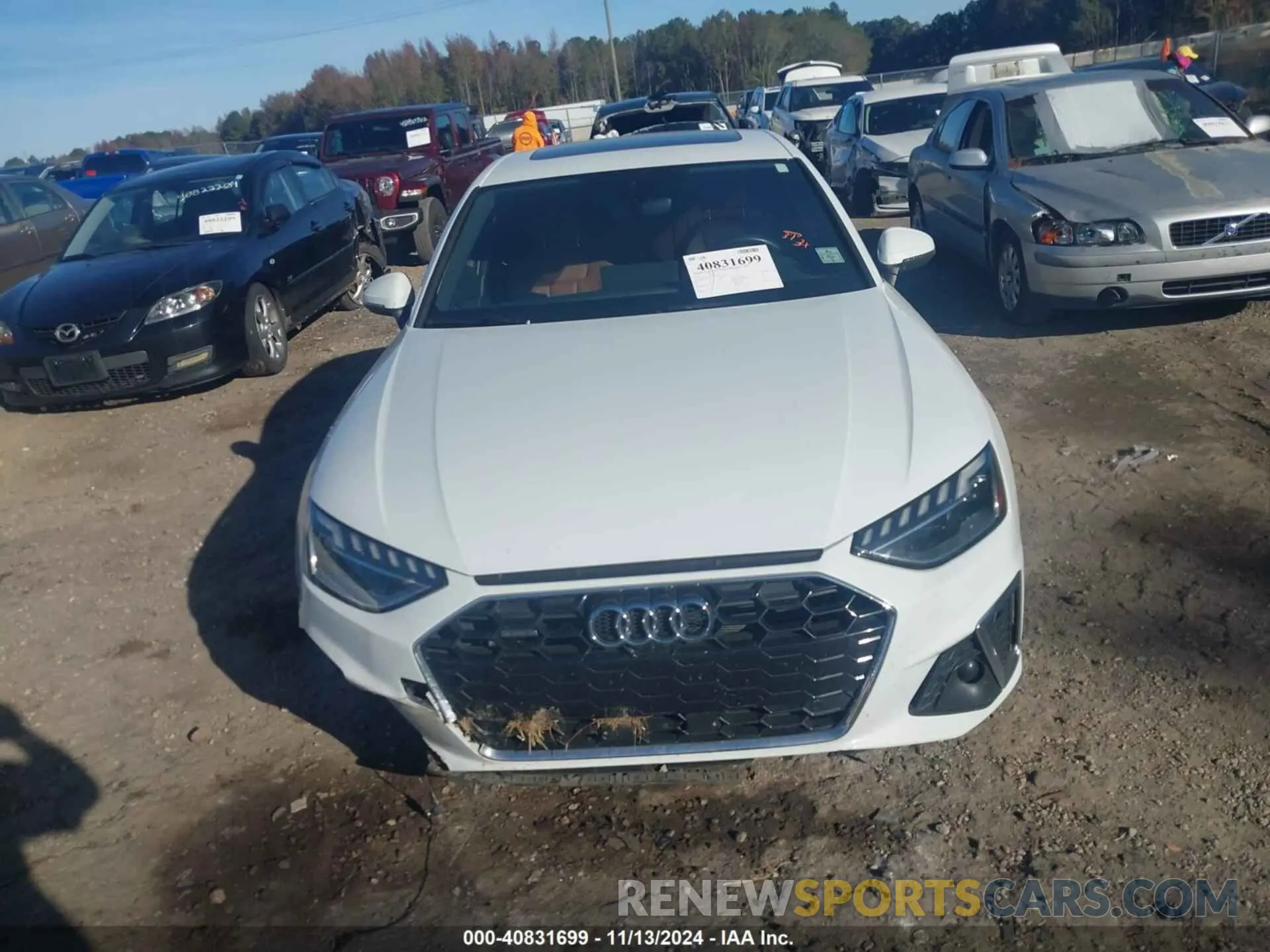 12 Photograph of a damaged car WAUEAAF42NN014492 AUDI A4 2022