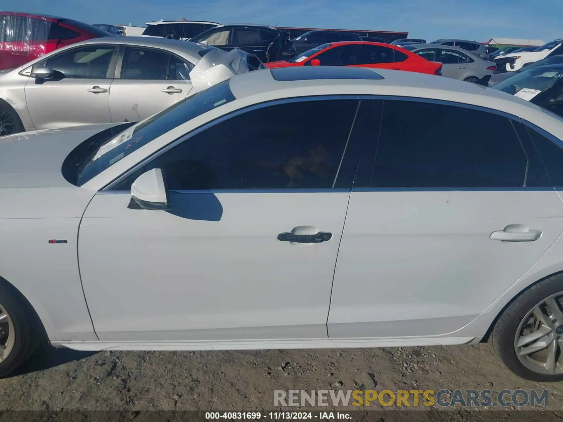 14 Photograph of a damaged car WAUEAAF42NN014492 AUDI A4 2022