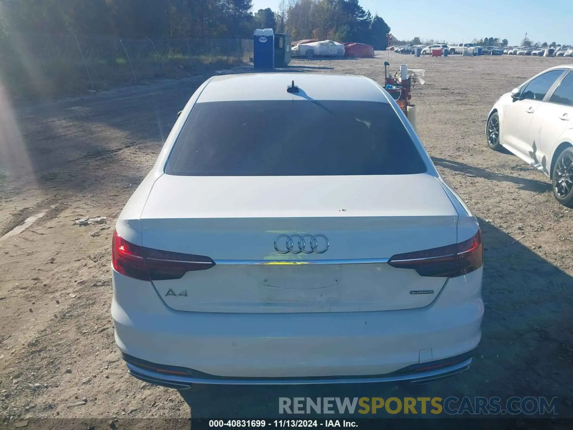 16 Photograph of a damaged car WAUEAAF42NN014492 AUDI A4 2022