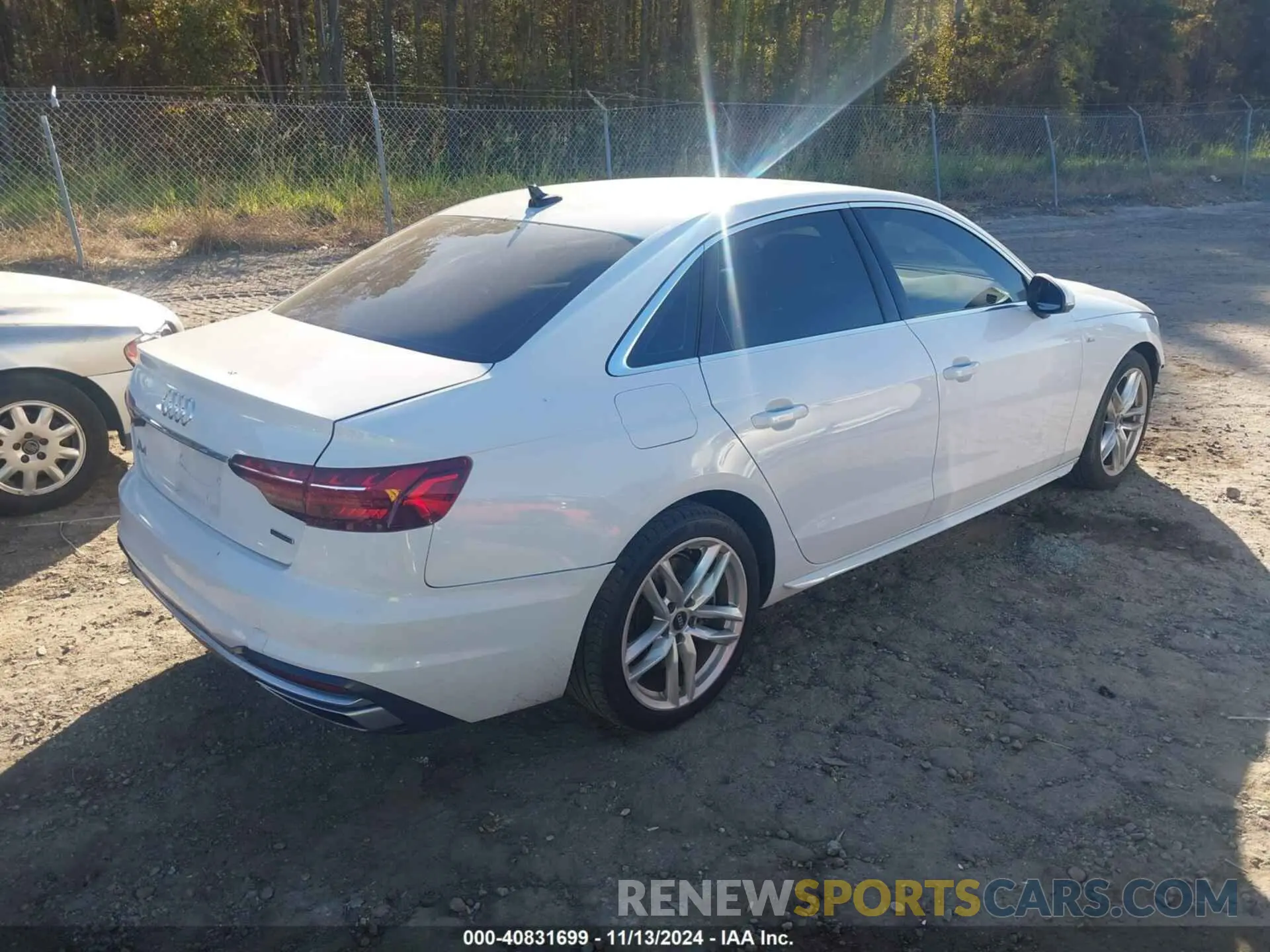 4 Photograph of a damaged car WAUEAAF42NN014492 AUDI A4 2022