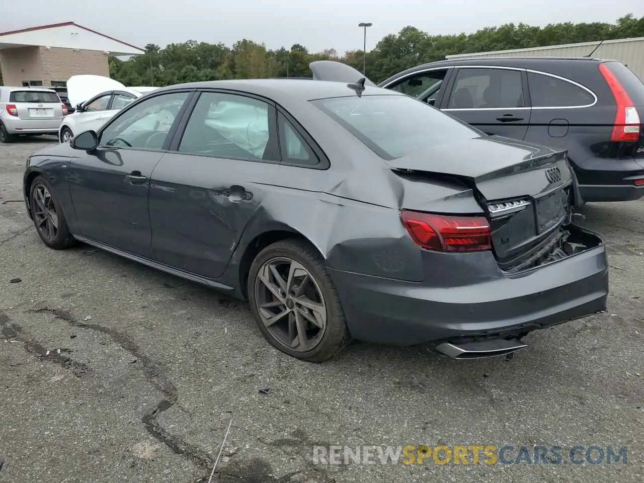 2 Photograph of a damaged car WAUEAAF43NN009964 AUDI A4 2022