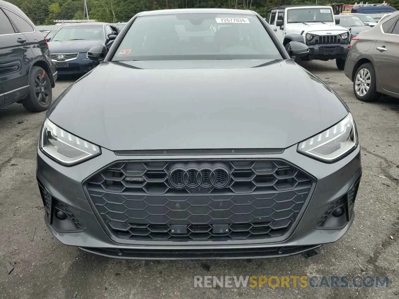 5 Photograph of a damaged car WAUEAAF43NN009964 AUDI A4 2022