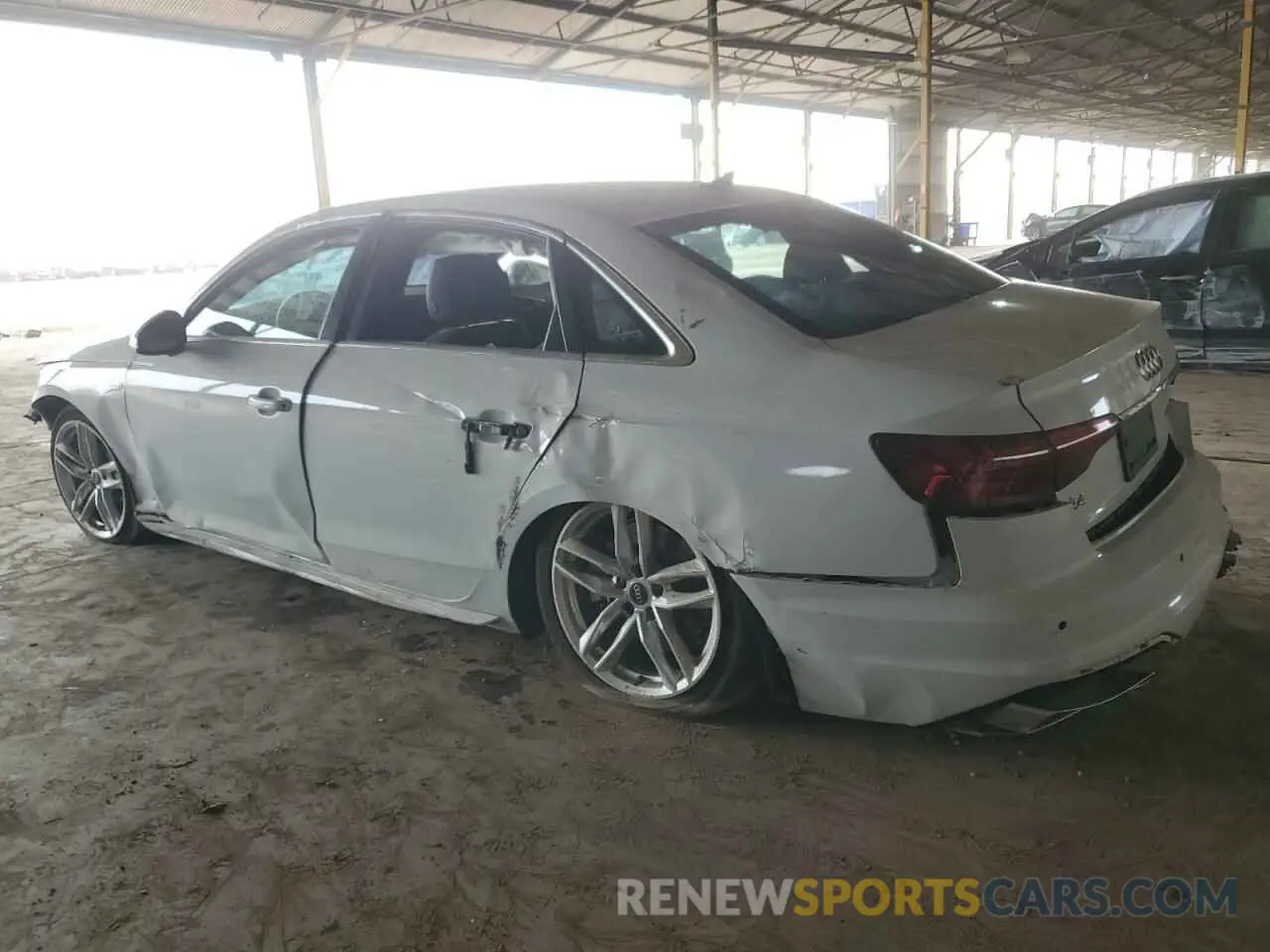2 Photograph of a damaged car WAUEAAF43NN013478 AUDI A4 2022