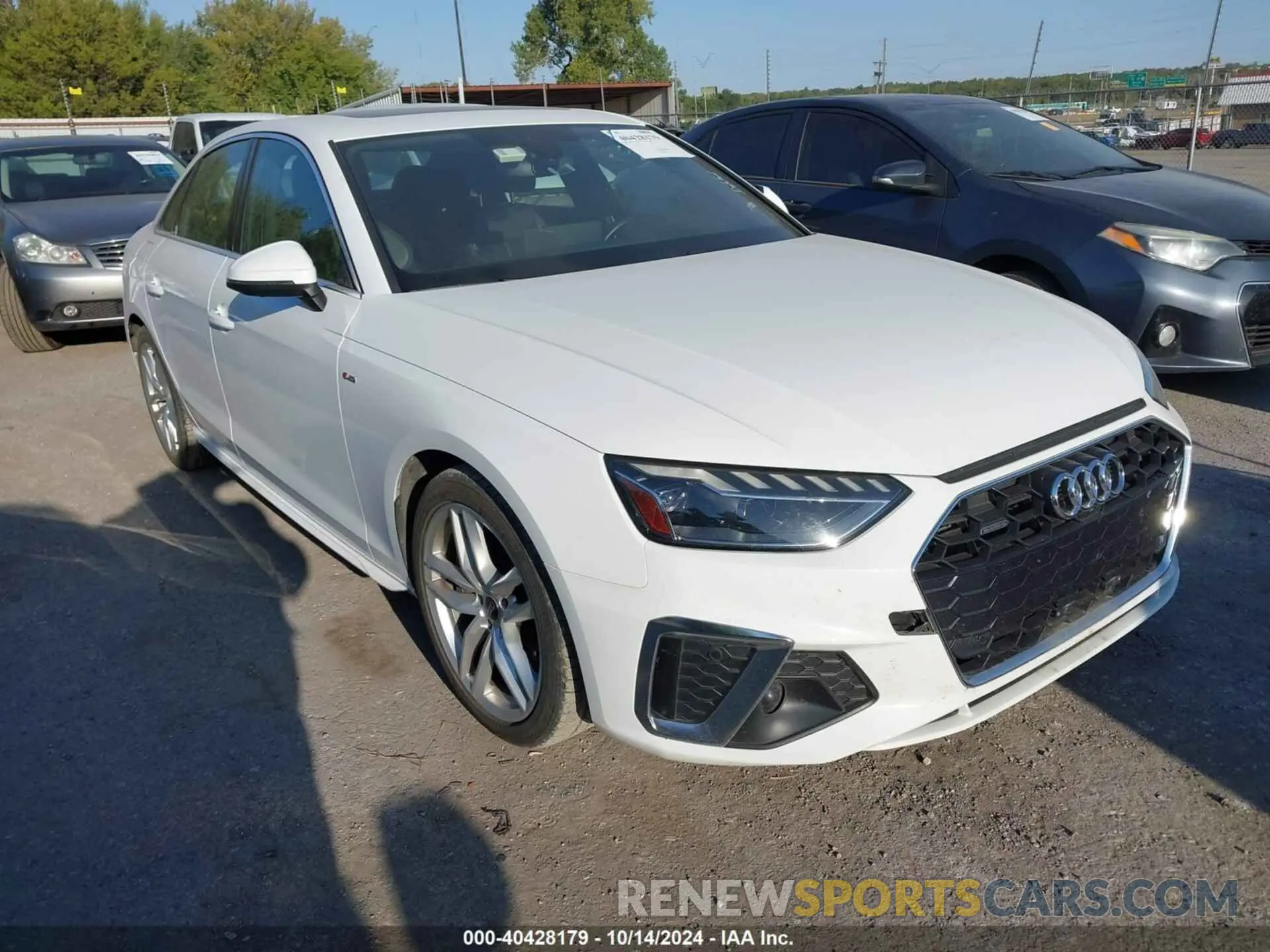 1 Photograph of a damaged car WAUEAAF43NN014842 AUDI A4 2022