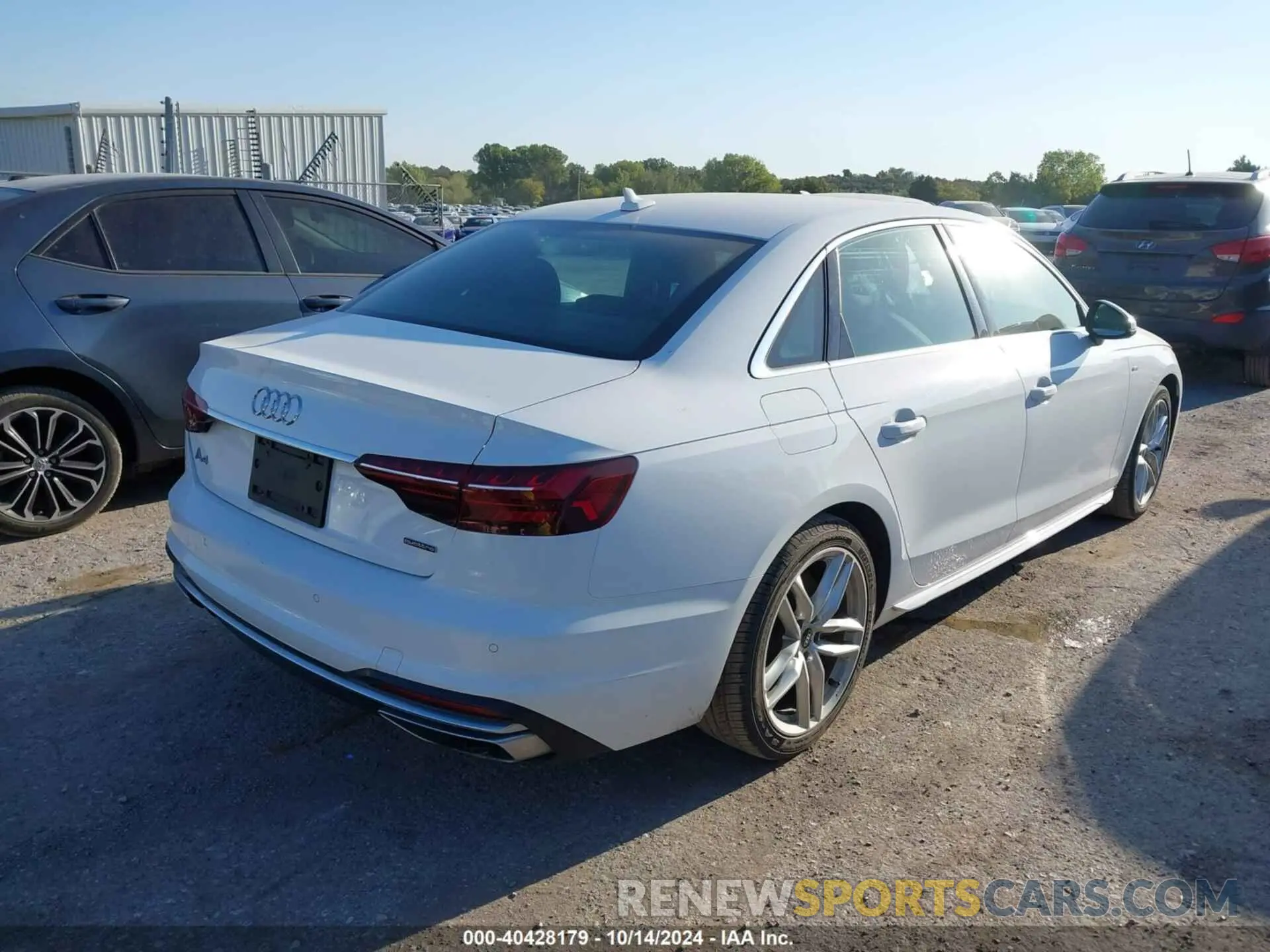 4 Photograph of a damaged car WAUEAAF43NN014842 AUDI A4 2022