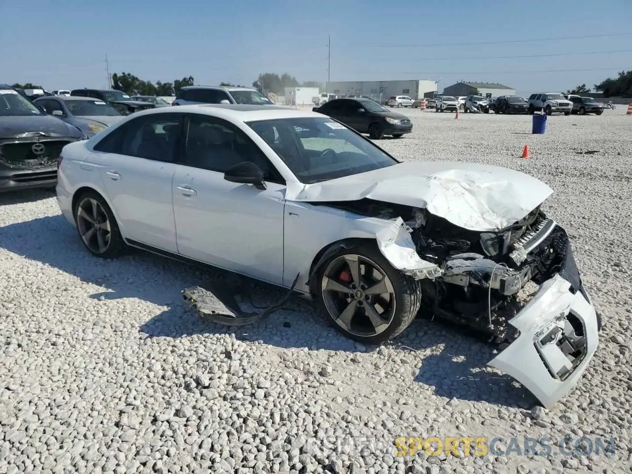 4 Photograph of a damaged car WAUEAAF44NN007253 AUDI A4 2022
