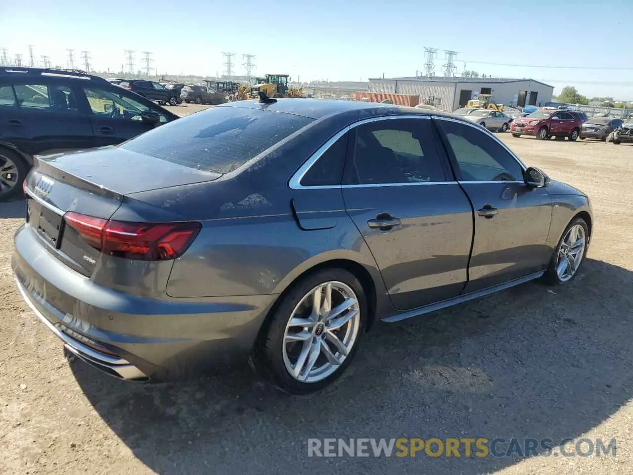 3 Photograph of a damaged car WAUEAAF44NN014395 AUDI A4 2022