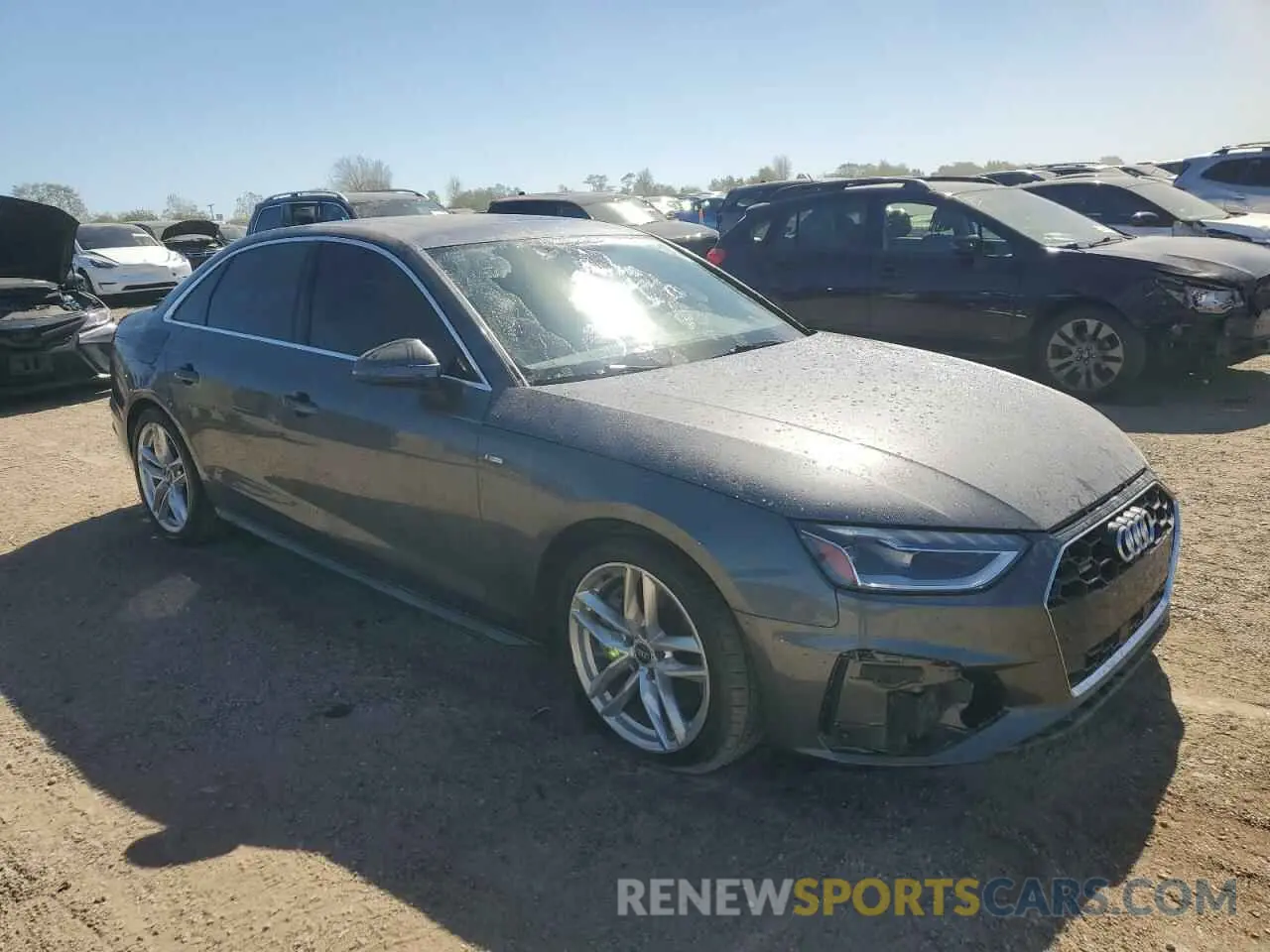 4 Photograph of a damaged car WAUEAAF44NN014395 AUDI A4 2022