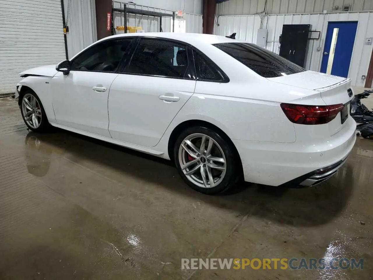 2 Photograph of a damaged car WAUEAAF44NN015501 AUDI A4 2022