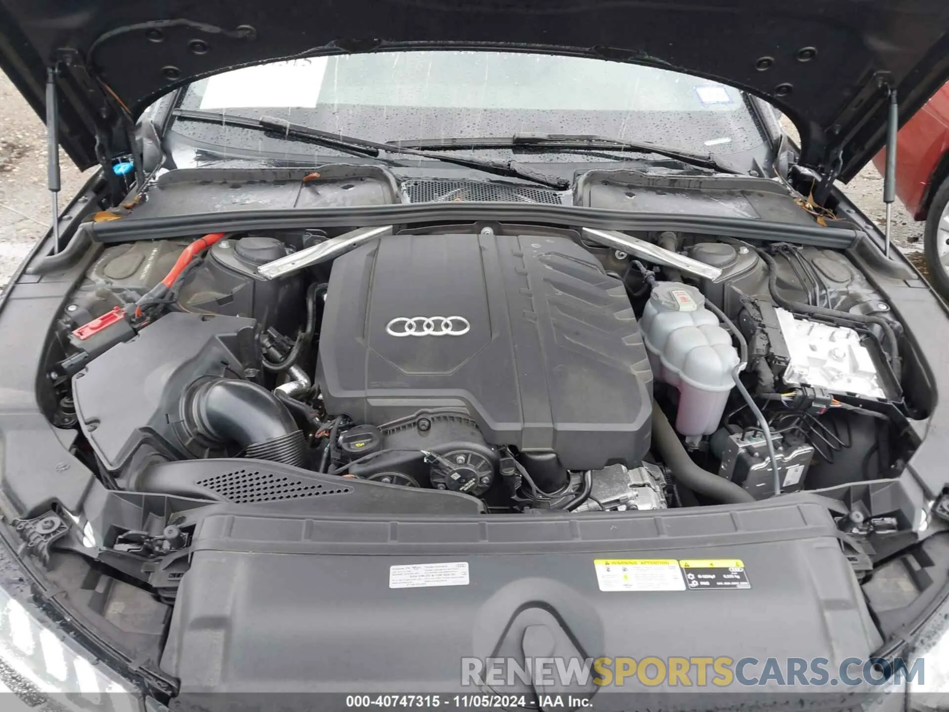 10 Photograph of a damaged car WAUEAAF45NN009688 AUDI A4 2022