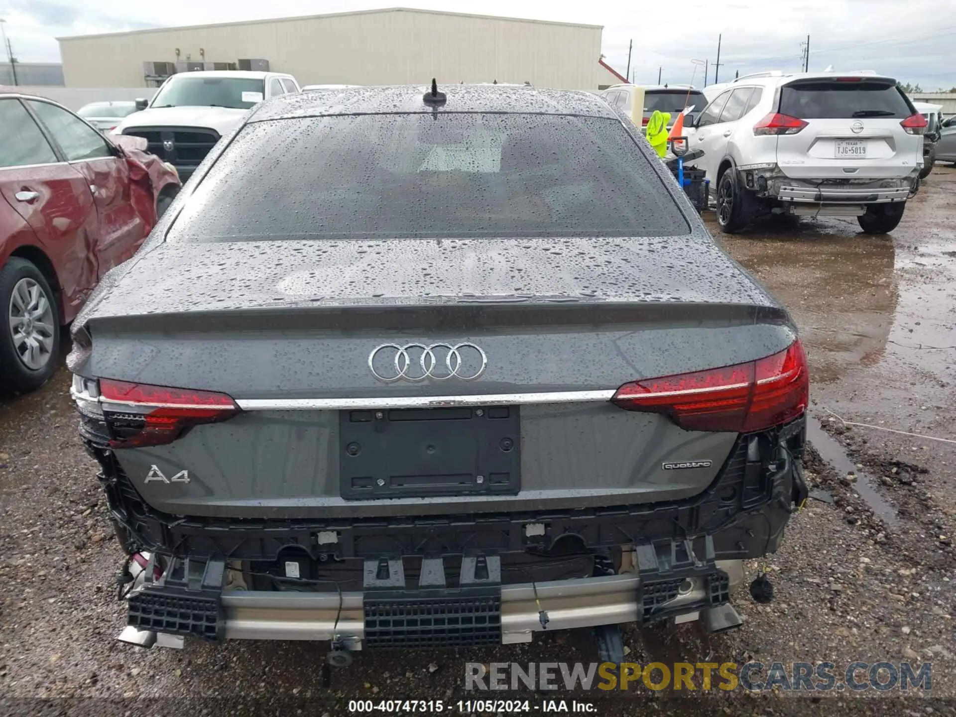16 Photograph of a damaged car WAUEAAF45NN009688 AUDI A4 2022