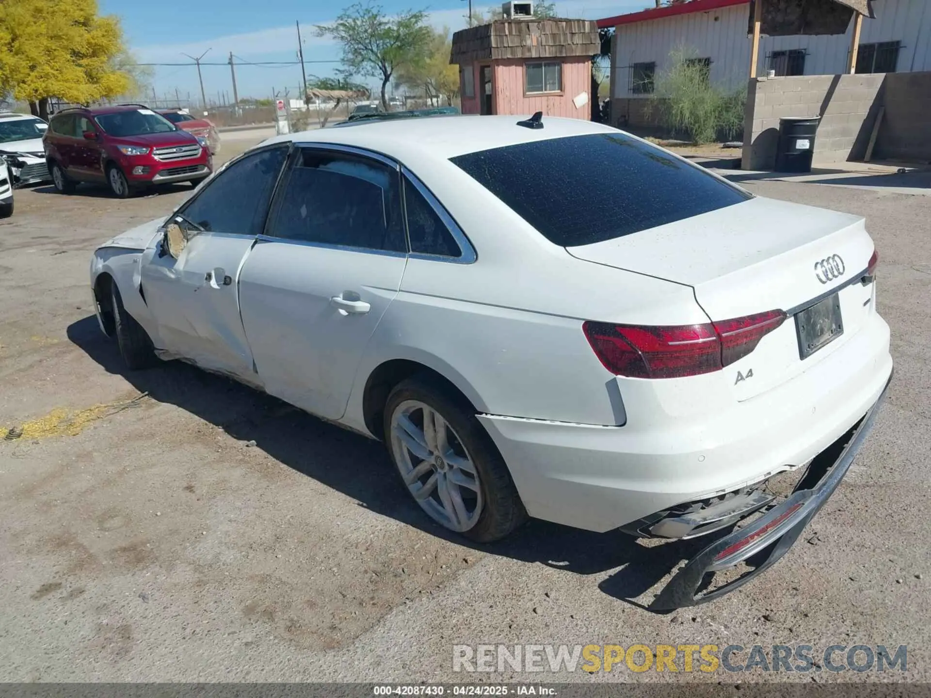 3 Photograph of a damaged car WAUEAAF45NN013501 AUDI A4 2022