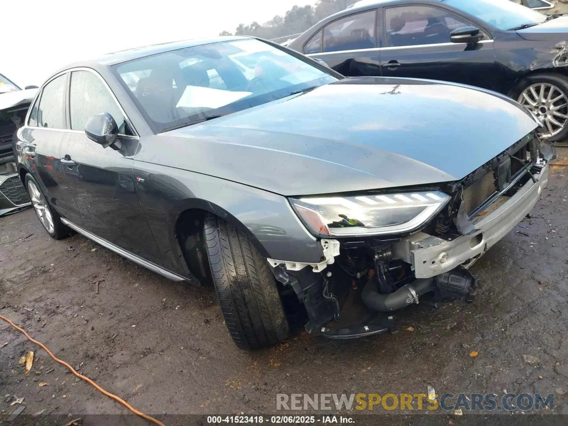 1 Photograph of a damaged car WAUEAAF48NA044653 AUDI A4 2022