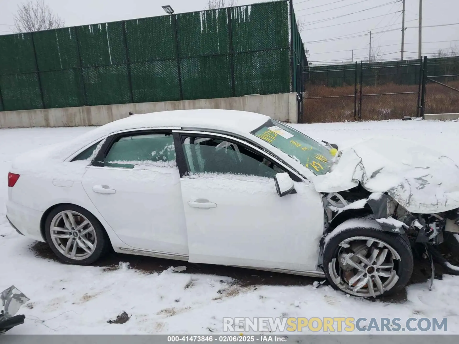 13 Photograph of a damaged car WAUEAAF48NN011774 AUDI A4 2022
