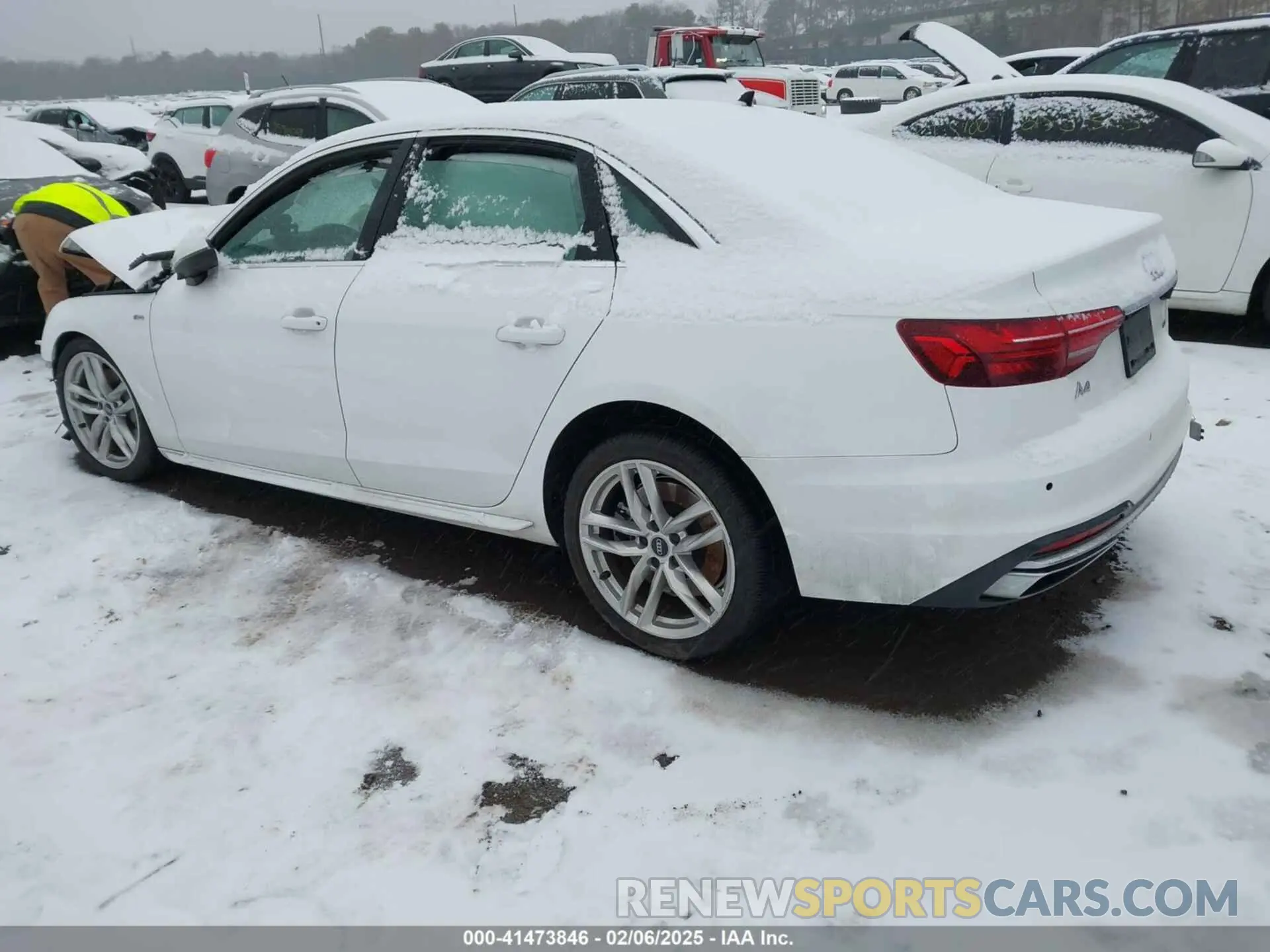 3 Photograph of a damaged car WAUEAAF48NN011774 AUDI A4 2022