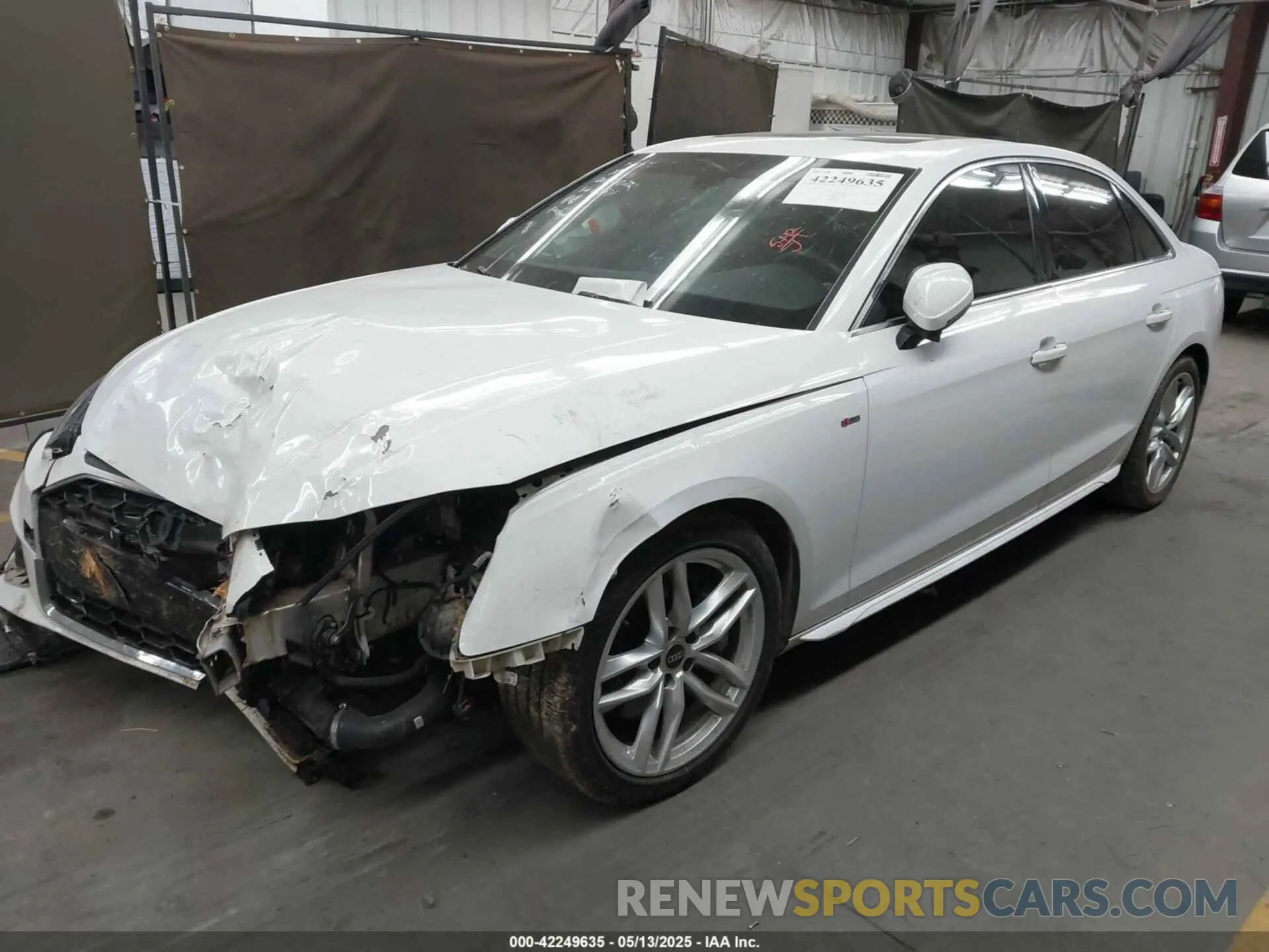 2 Photograph of a damaged car WAUEAAF48NN013671 AUDI A4 2022
