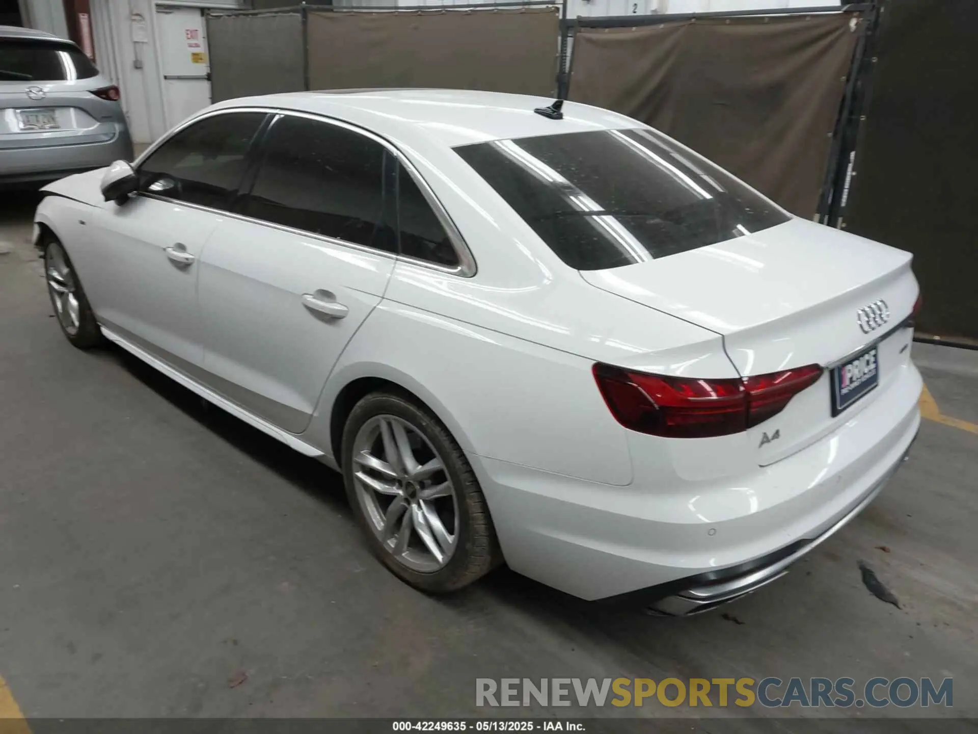 3 Photograph of a damaged car WAUEAAF48NN013671 AUDI A4 2022