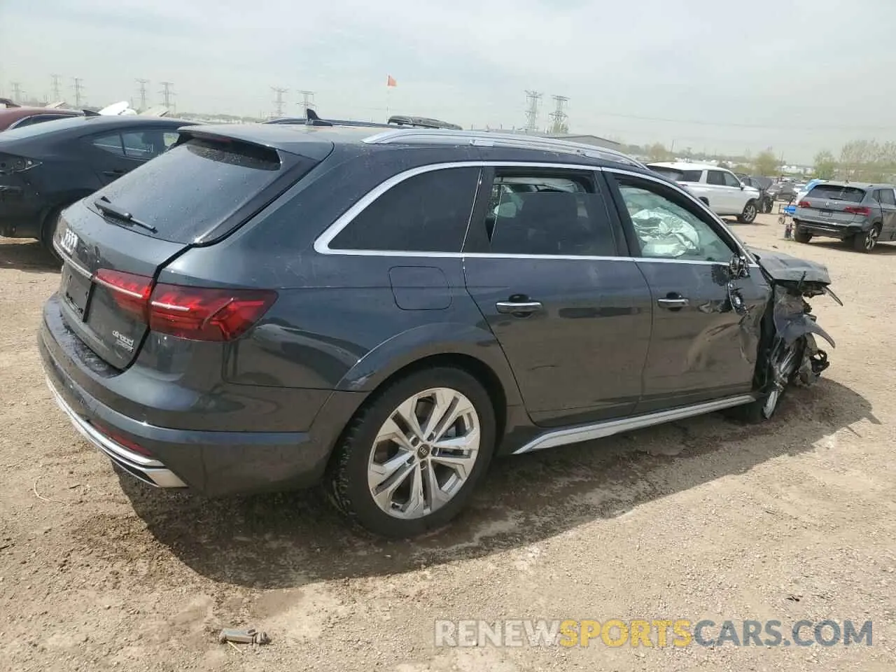 3 Photograph of a damaged car WA18ABF45PA066032 AUDI A4 2023