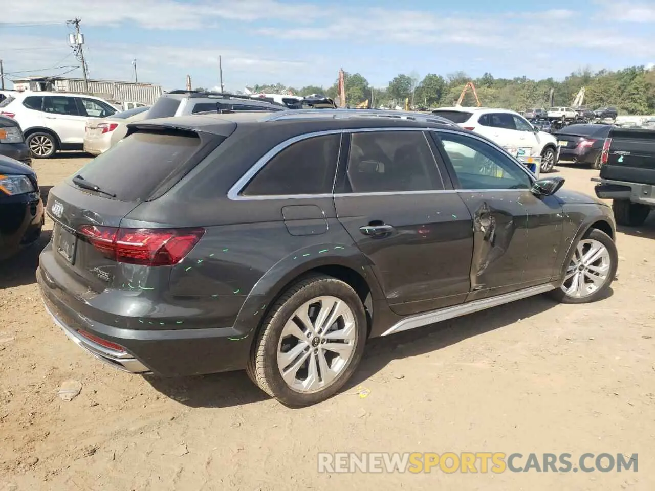 3 Photograph of a damaged car WA18ABF46PA075807 AUDI A4 2023