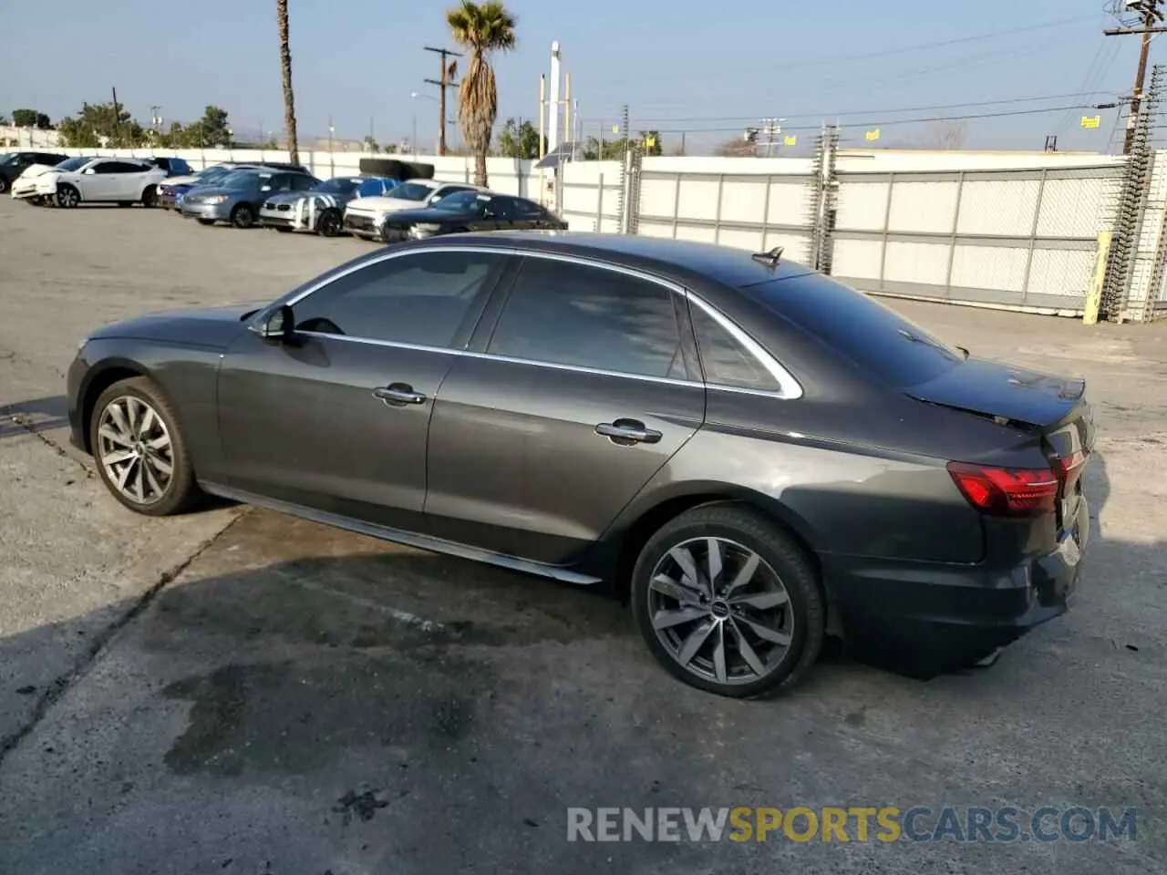 2 Photograph of a damaged car WAUABAF40PN020371 AUDI A4 2023