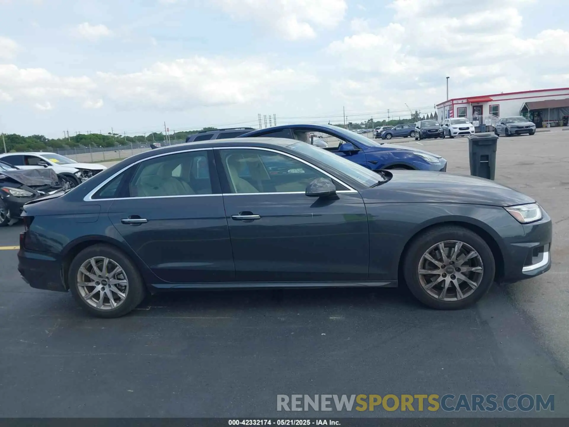 13 Photograph of a damaged car WAUABAF44PN004836 AUDI A4 2023