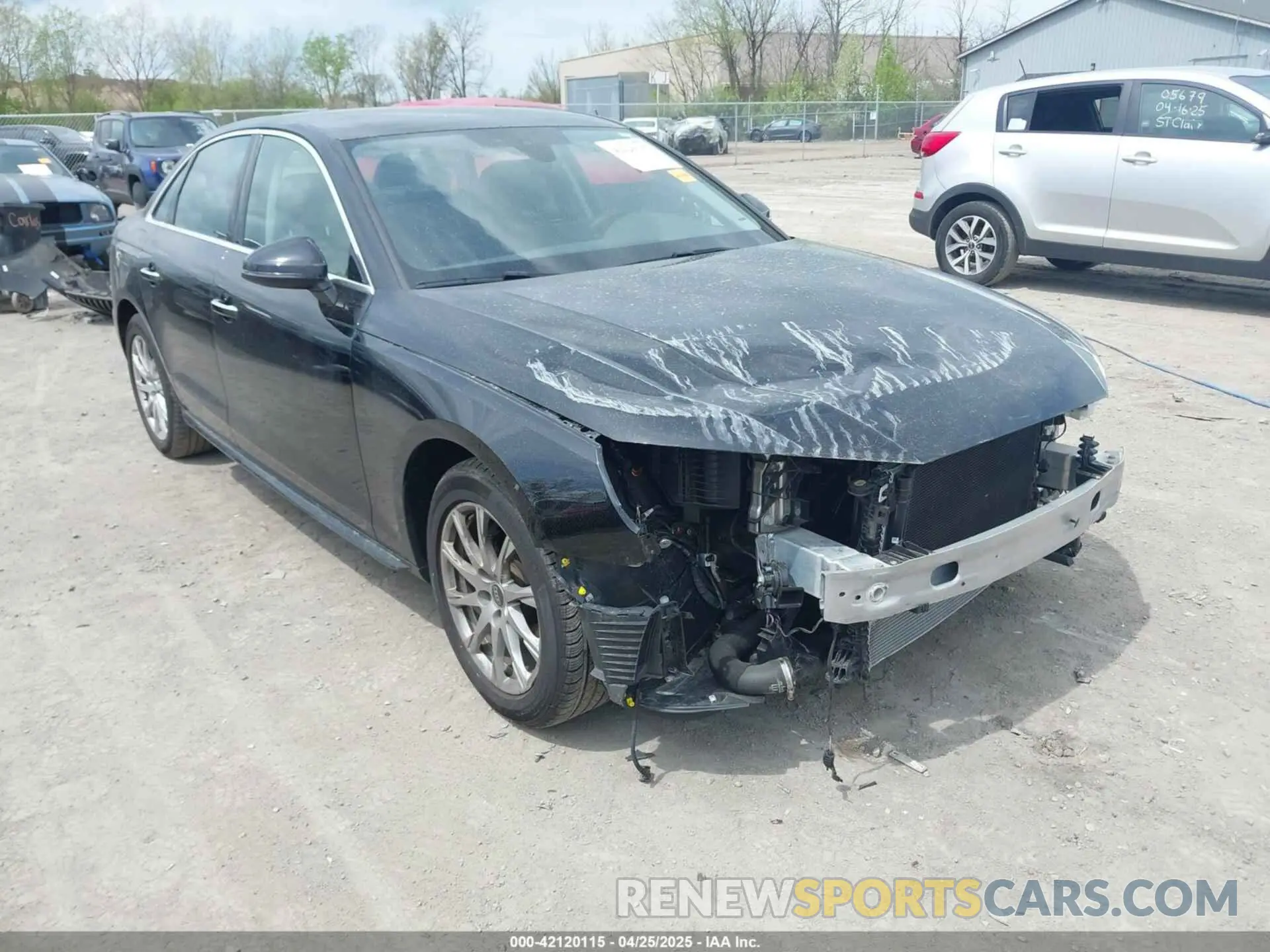 1 Photograph of a damaged car WAUABAF47PA033156 AUDI A4 2023