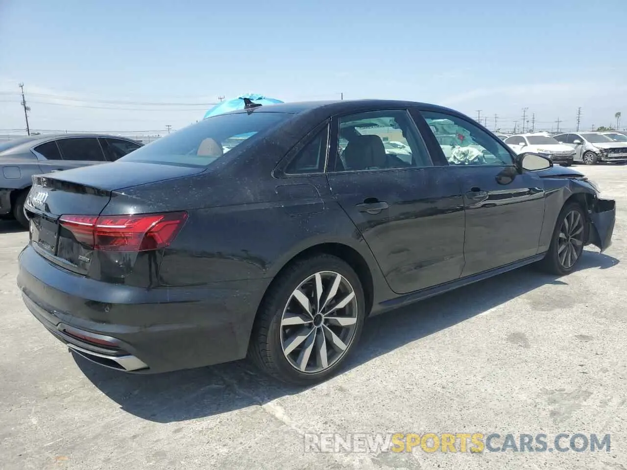 3 Photograph of a damaged car WAUBBAF41PN022666 AUDI A4 2023