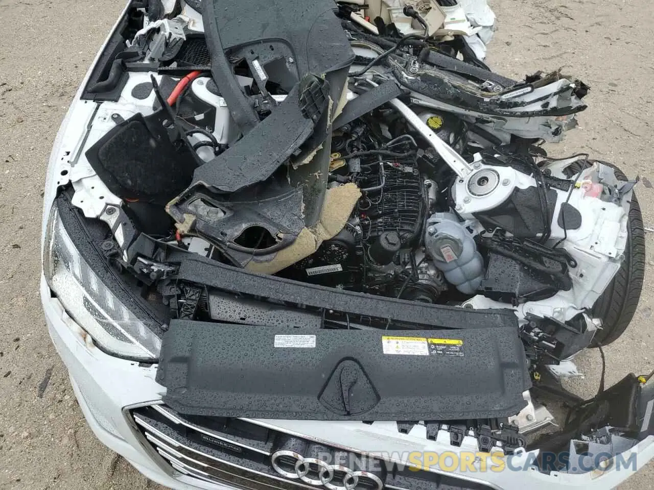 11 Photograph of a damaged car WAUBBAF42PN020375 AUDI A4 2023
