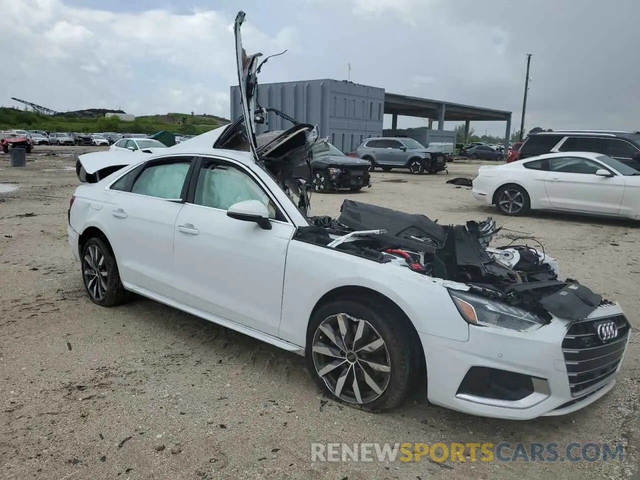 4 Photograph of a damaged car WAUBBAF42PN020375 AUDI A4 2023