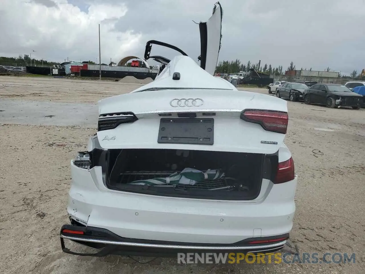 6 Photograph of a damaged car WAUBBAF42PN020375 AUDI A4 2023