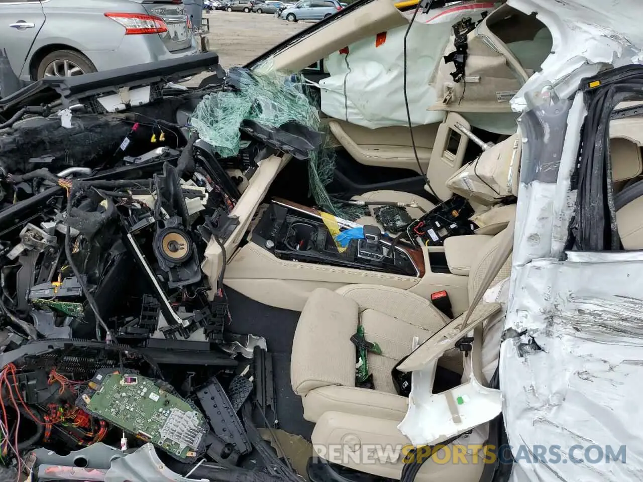 7 Photograph of a damaged car WAUBBAF42PN020375 AUDI A4 2023