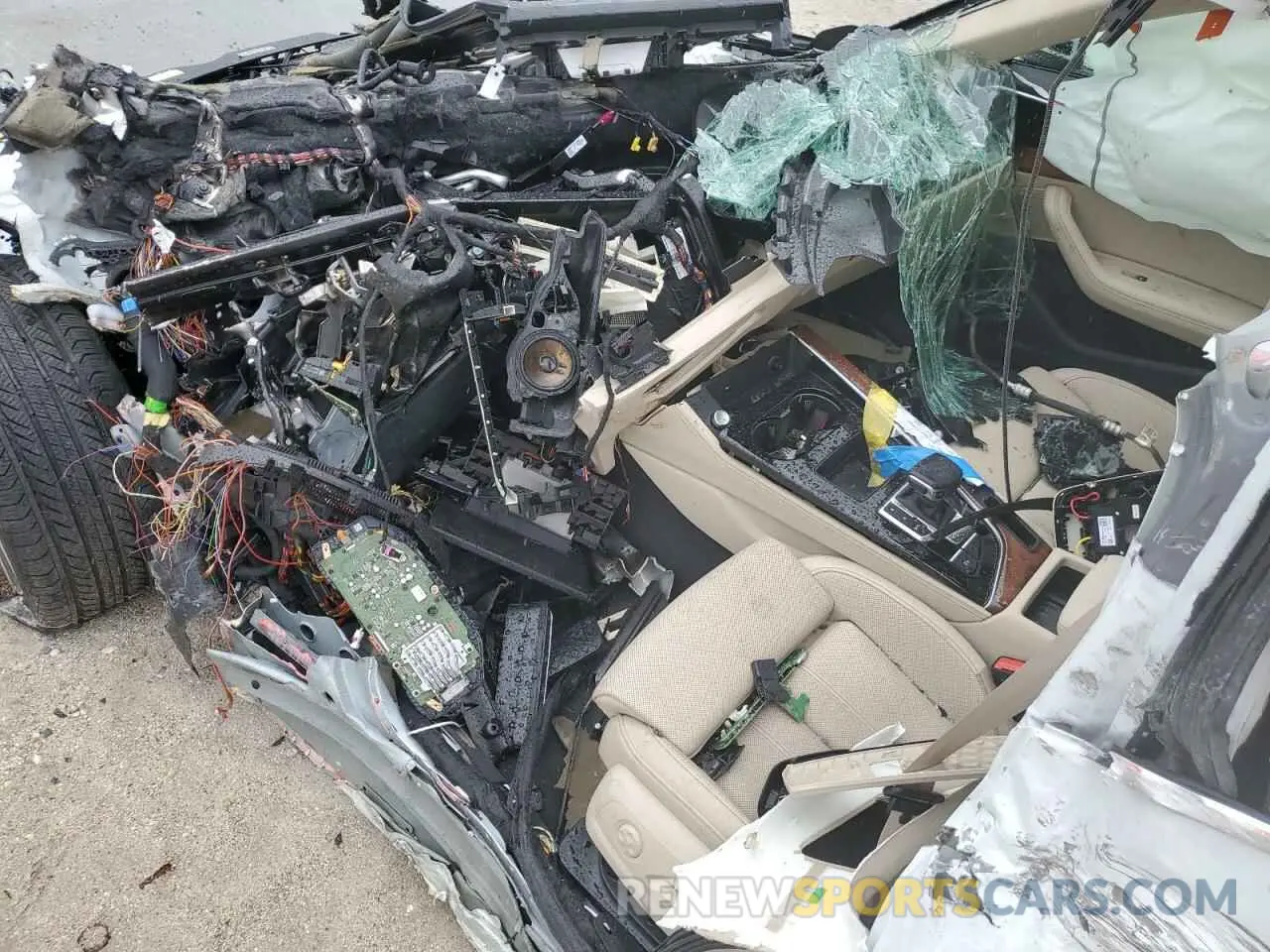 8 Photograph of a damaged car WAUBBAF42PN020375 AUDI A4 2023