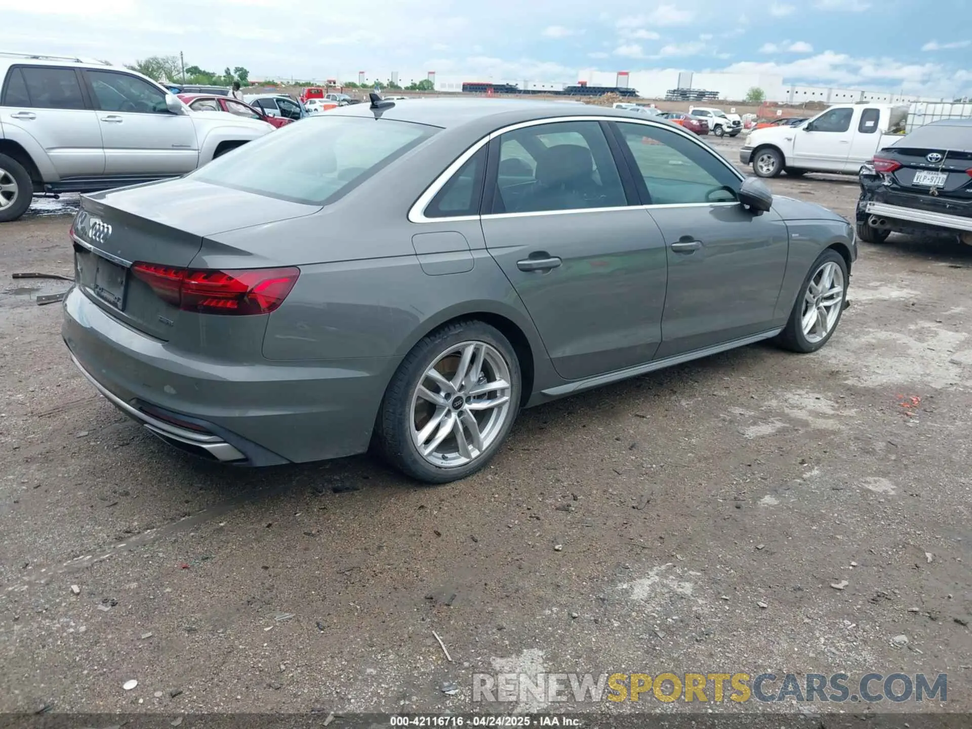 4 Photograph of a damaged car WAUEAAF40PN003736 AUDI A4 2023