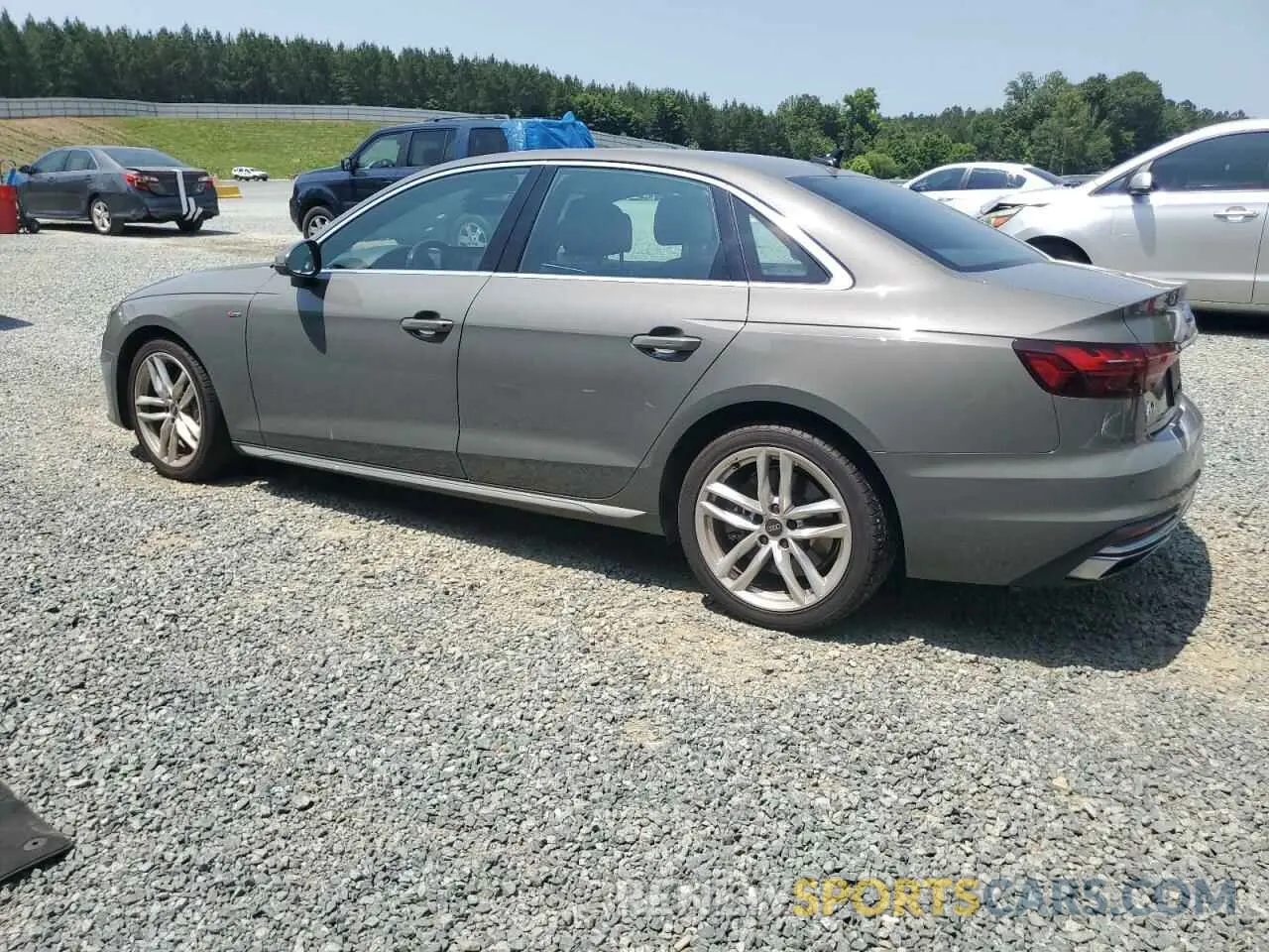 2 Photograph of a damaged car WAUEAAF40PN005468 AUDI A4 2023