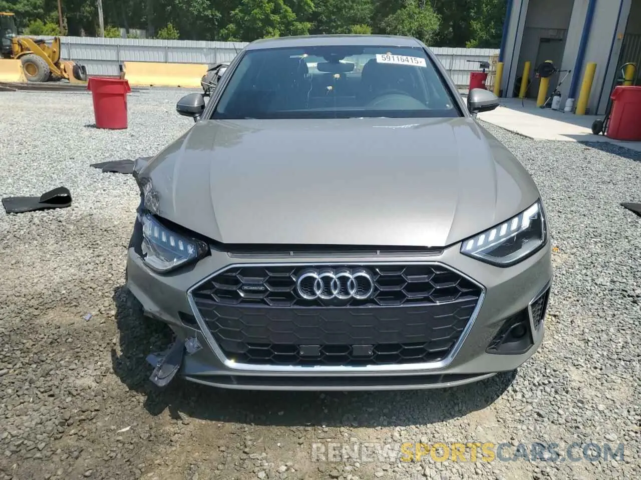 5 Photograph of a damaged car WAUEAAF40PN005468 AUDI A4 2023