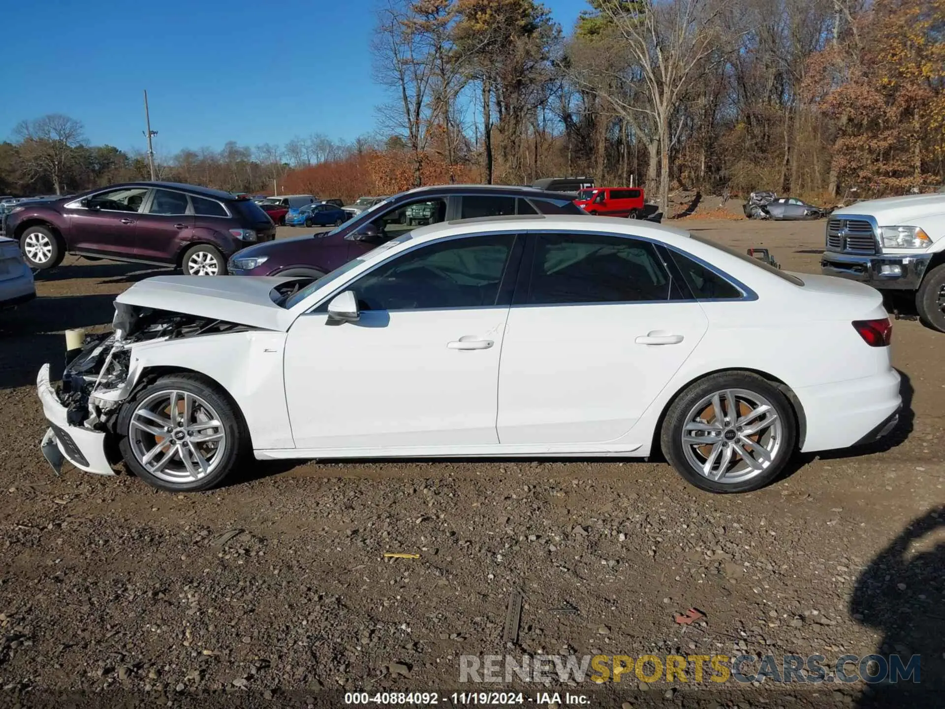 14 Photograph of a damaged car WAUEAAF40PN009794 AUDI A4 2023
